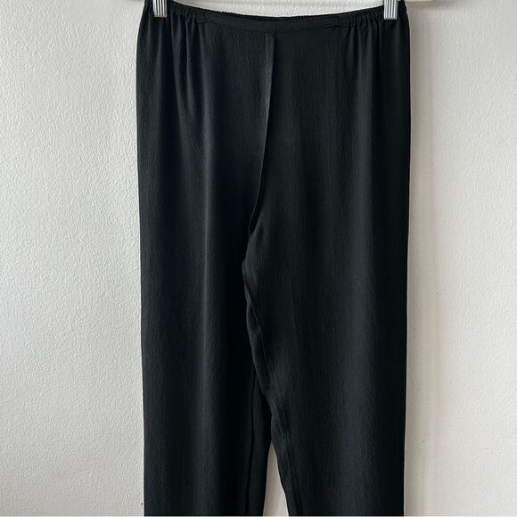 Citron Silk Pull-on Pant in black - Picture 6 of 11